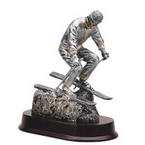 custom resin skiing sport trophy award souvenir gift