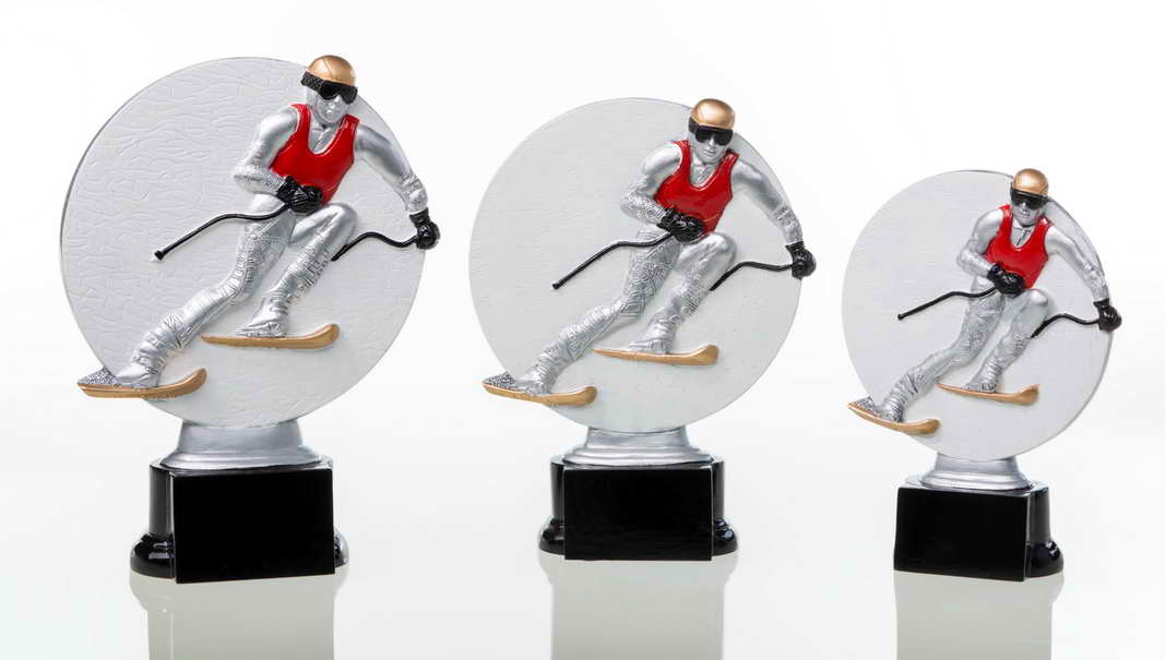 custom resin skiing sport trophy award souvenir gift