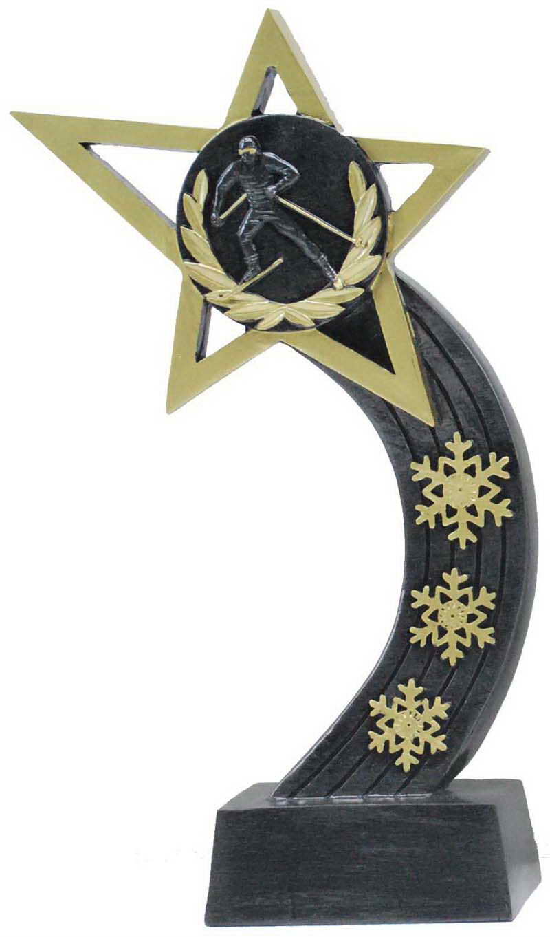 custom resin skiing sport trophy award souvenir gift
