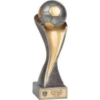 custom resin soccer trophy resin tatue resin crafts souvenir gift