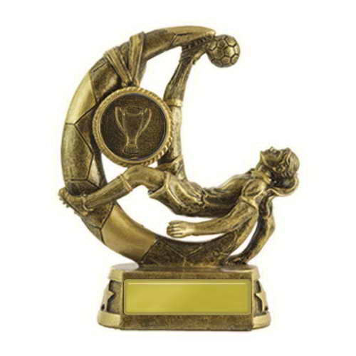 custom resin soccer trophy resin tatue resin crafts souvenir gift
