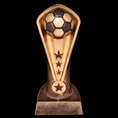custom resin soccer trophy resin tatue resin crafts souvenir gift