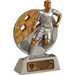 custom resin soccer trophy resin tatue resin crafts souvenir gift