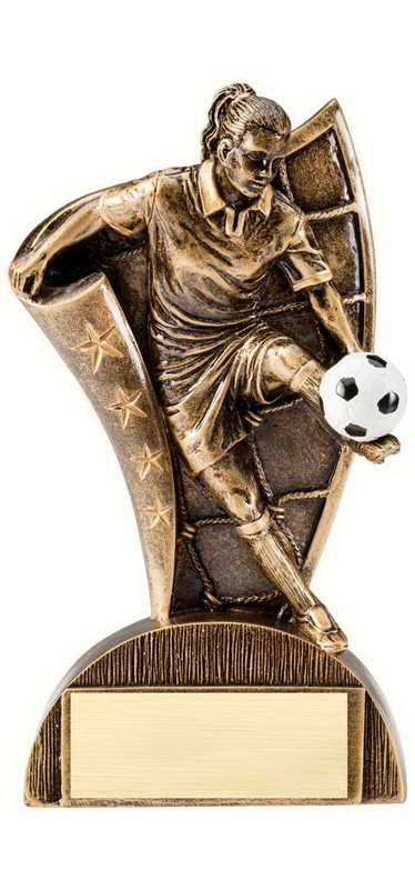 custom resin soccer trophy resin tatue resin crafts souvenir gift