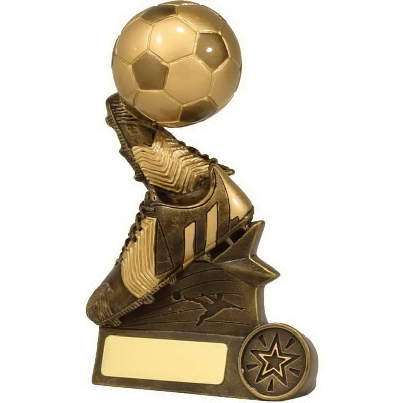 custom resin soccer trophy resin tatue resin crafts souvenir gift