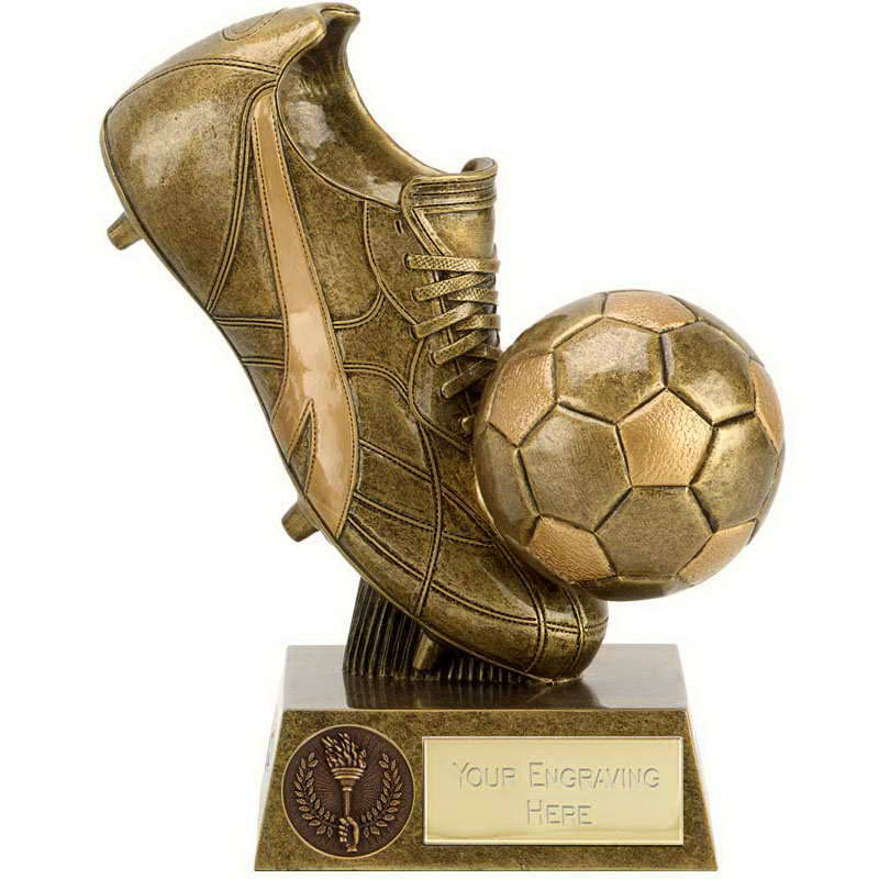 custom resin soccer trophy resin tatue resin crafts souvenir gift