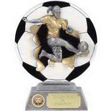 custom resin soccer trophy resin tatue resin crafts souvenir gift