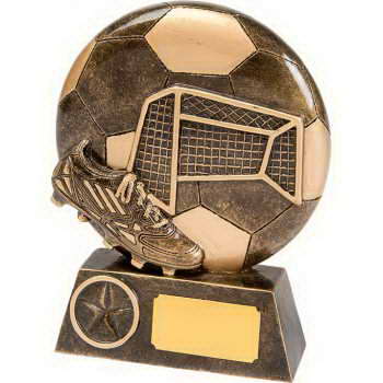 custom resin soccer trophy resin tatue resin crafts souvenir gift
