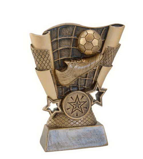 custom resin soccer trophy resin tatue resin crafts souvenir gift