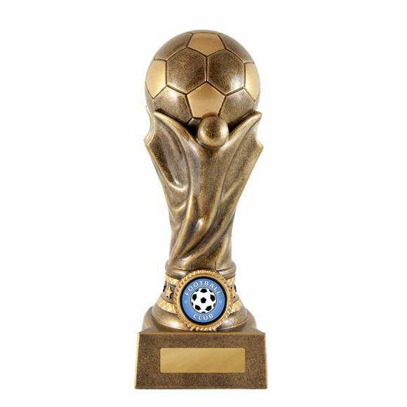 custom resin soccer trophy resin tatue resin crafts souvenir gift