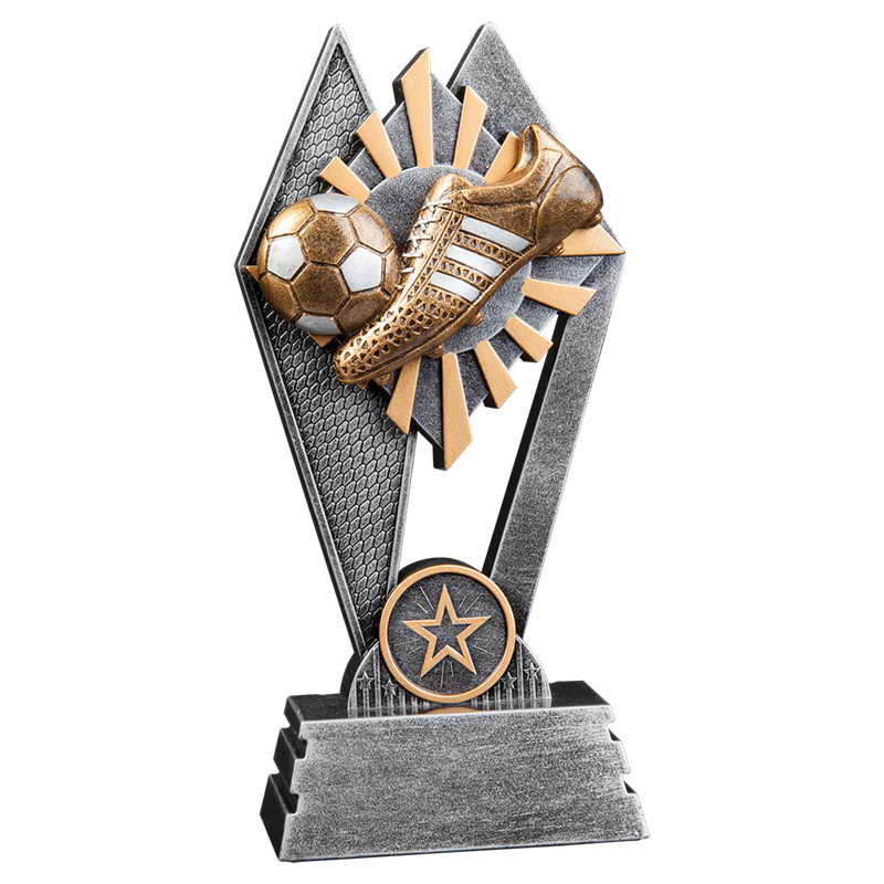 custom resin soccer trophy resin tatue resin crafts souvenir gift