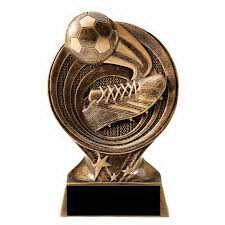 custom resin soccer trophy resin tatue resin crafts souvenir gift