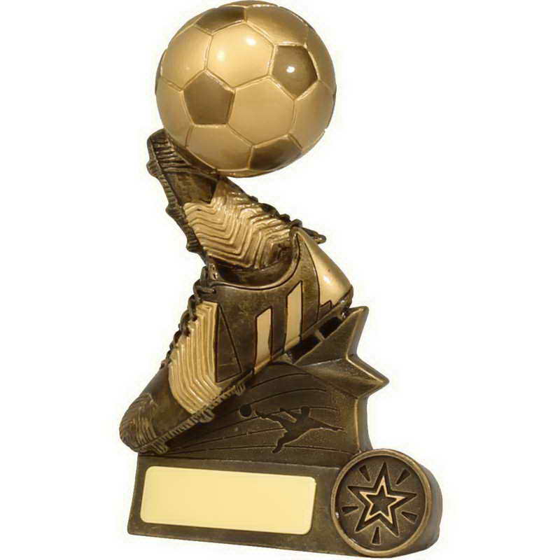 custom resin soccer trophy resin tatue resin crafts souvenir gift