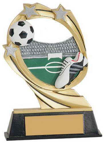 custom resin soccer trophy resin tatue resin crafts souvenir gift