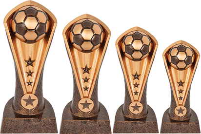 custom resin soccer trophy resin tatue resin crafts souvenir gift