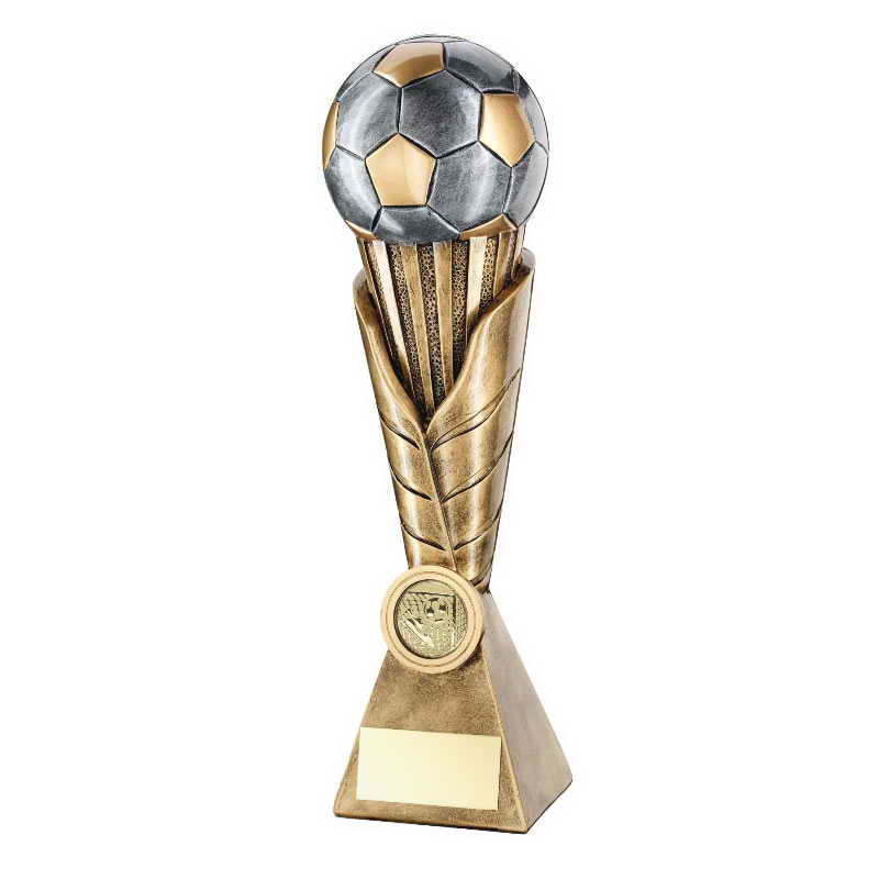 custom resin soccer trophy resin tatue resin crafts souvenir gift