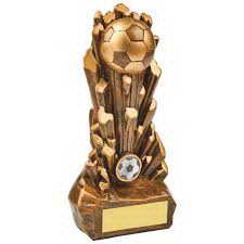 custom resin soccer trophy resin tatue resin crafts souvenir gift