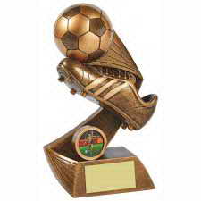 custom resin soccer trophy resin tatue resin crafts souvenir gift
