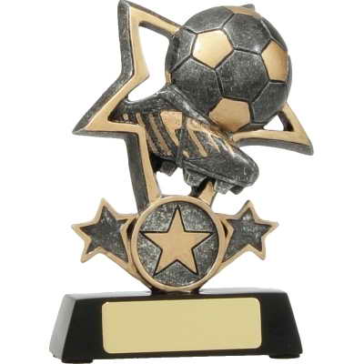 custom resin soccer trophy resin tatue resin crafts souvenir gift