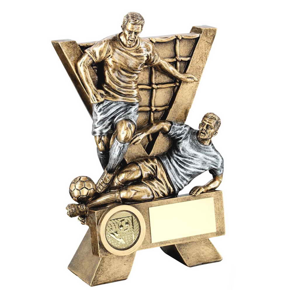 custom resin soccer trophy resin tatue resin crafts souvenir gift