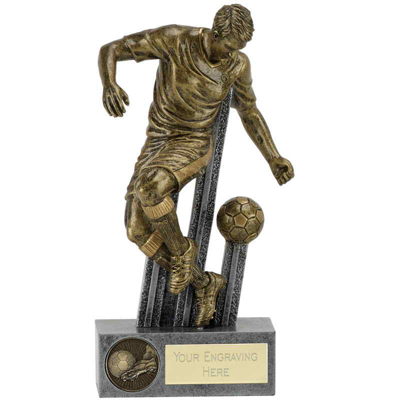 custom resin soccer trophy resin tatue resin crafts souvenir gift