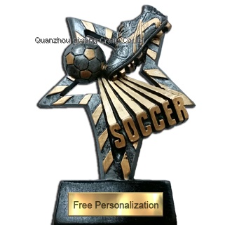 new design resin soccer souvenir sport award