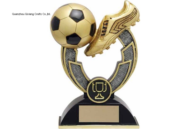 new design resin soccer souvenir sport award