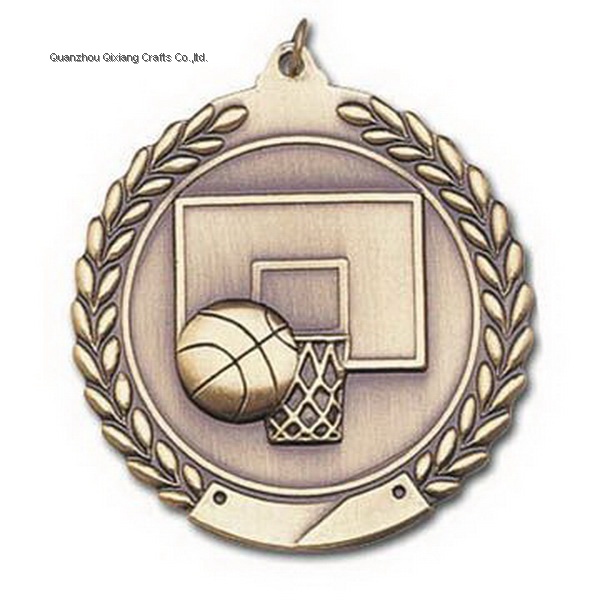 custom basketball sport metal medal