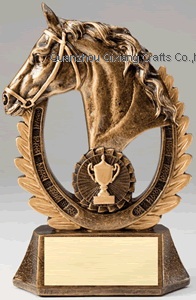 custom horse head statue