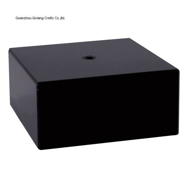 custom black marble base