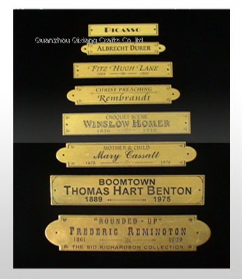 custom name plate for trophy