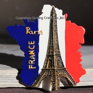 custom france polyresin fridge magnet