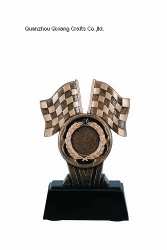 custom resin racing trophy award