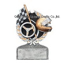 custom resin racing trophy award