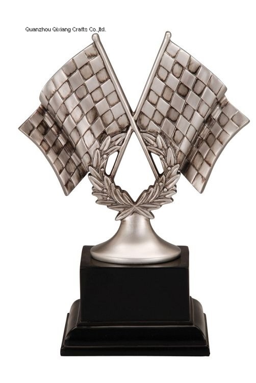 custom resin kart racing trophy award
