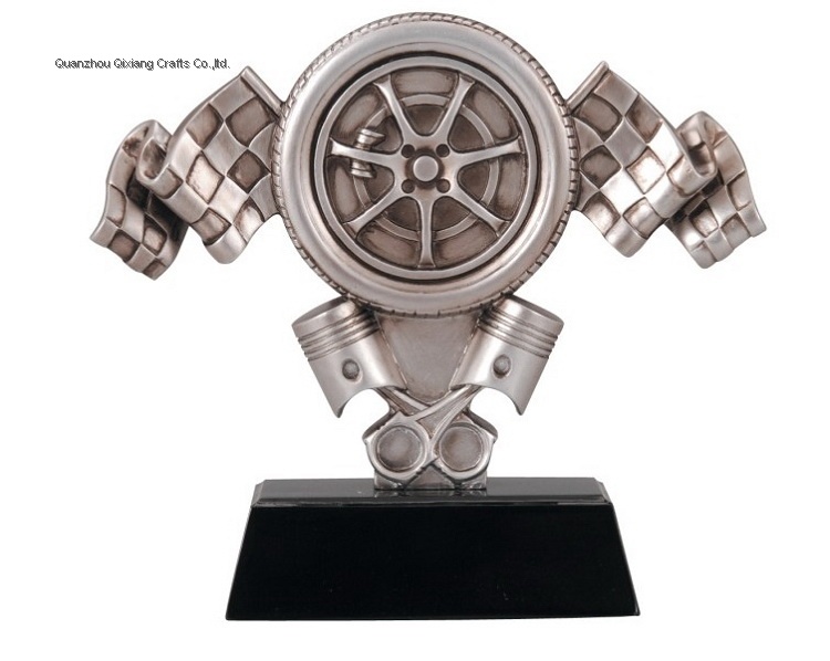 souvenir custom resin kart racing trophy award