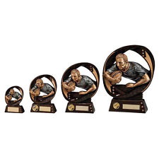 custom polyresin rugby trophy award