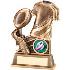 custom resin rugby trophy award