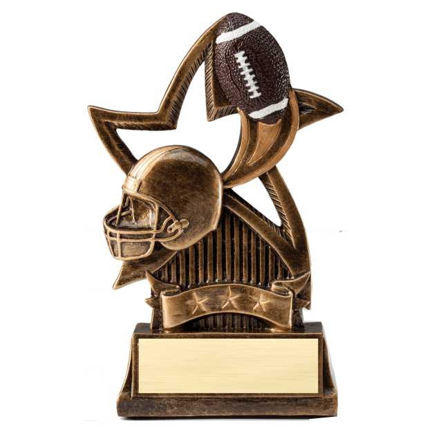 custom resin rugby trophy award