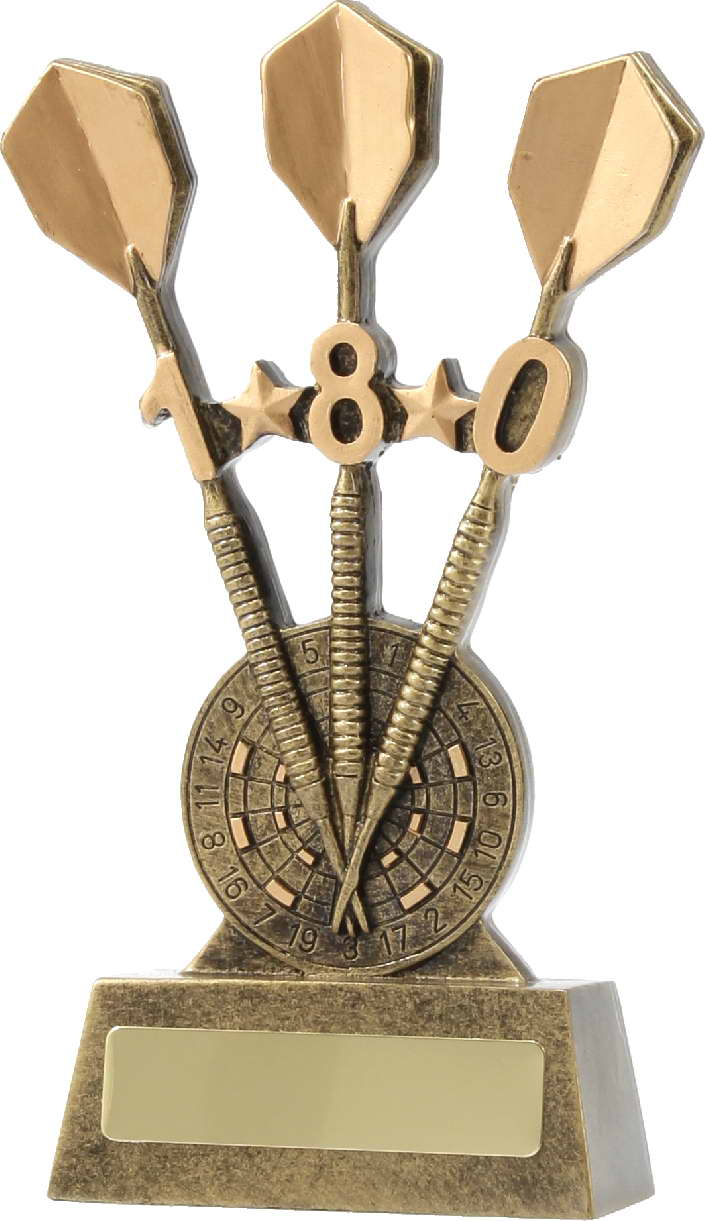 custom resin darts trophy sport award