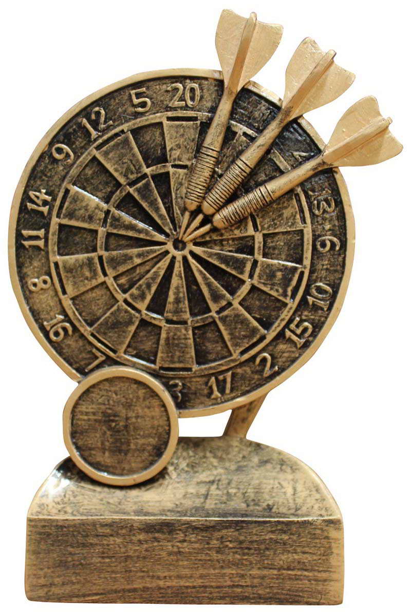 custom resin darts trophy sport award