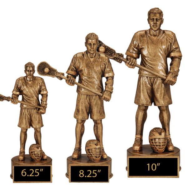 Hot design custom resin ice hockey figure trophy sport award
