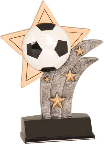resin soccer trophy custom sport awards
