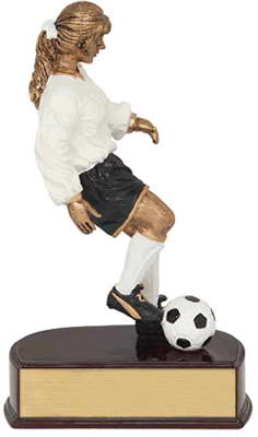 resin soccer trophy custom sport awards