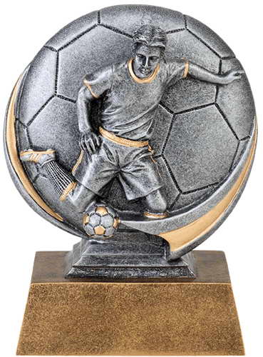 resin soccer trophy custom sport awards