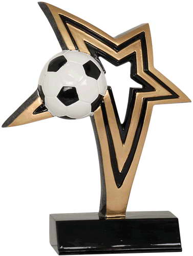 resin soccer trophy custom sport awards