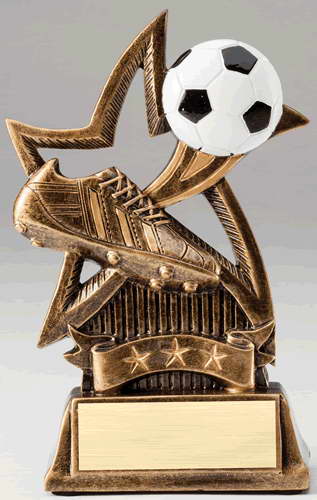 resin soccer trophy custom sport awards