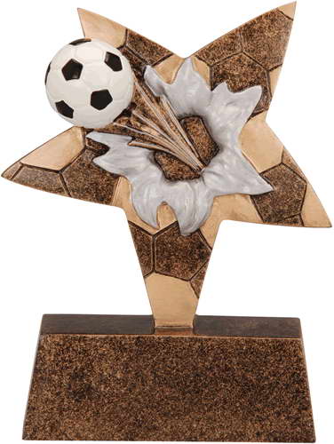 resin soccer trophy custom sport awards