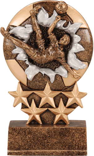 resin soccer trophy custom sport awards