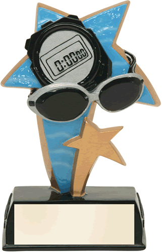 resin swimming trophy custom sport awards